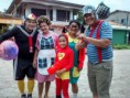 Personagens fizeram a alegria da criançada no Carnaval